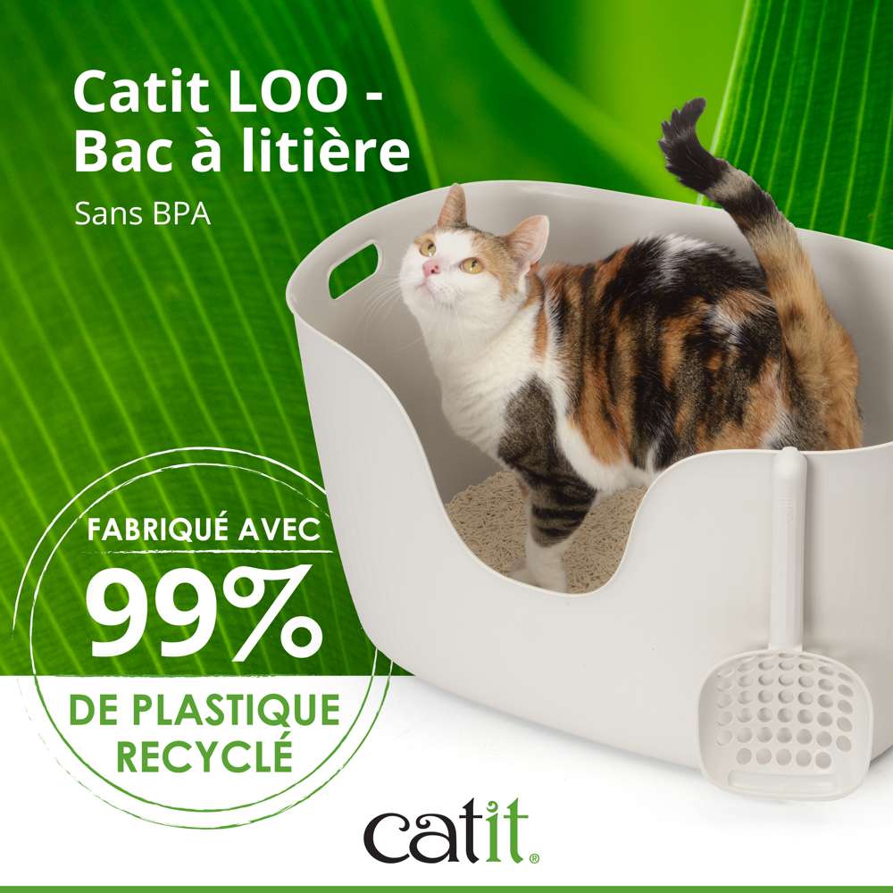 Bac à litière Catit Loo avec pelle - Image 3