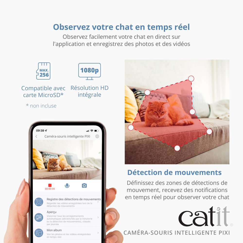Caméra pour chat connectée - Catit Pixi Smart - Image 4