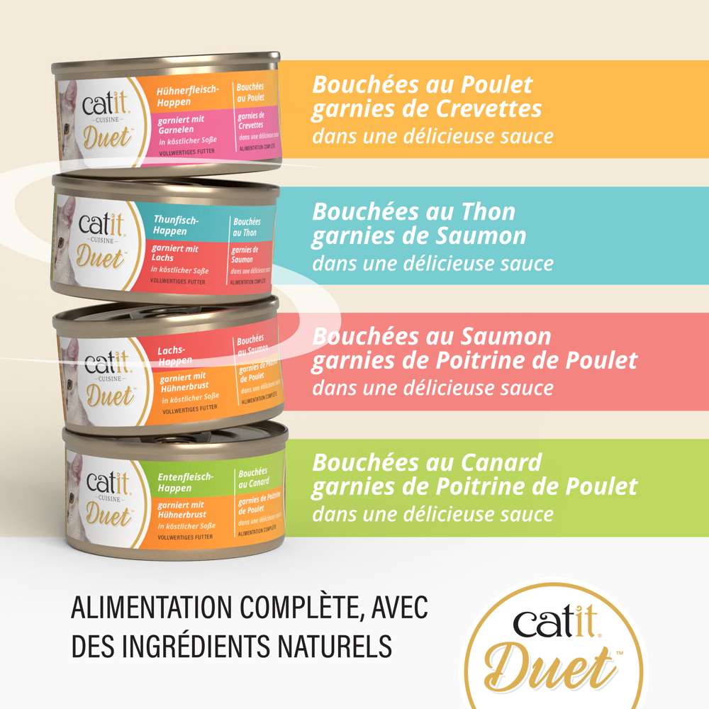 Bouchées avec garniture pour chat - 75g - Catit Cuisine - Image 4