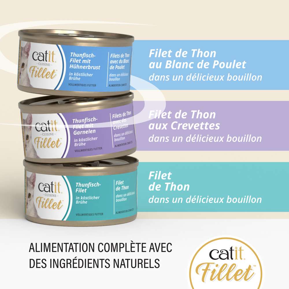 Multipack Filets pour chat - 12 x 75g - Catit Cuisine - Image 3