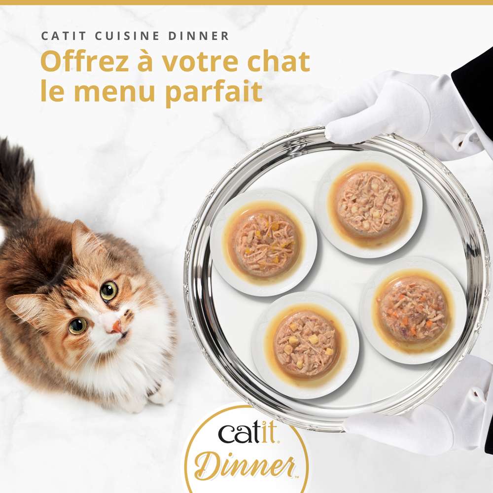 Multipack Terrine pour chat - 12 x 75g - Catit Cuisine Dinner - Image 4