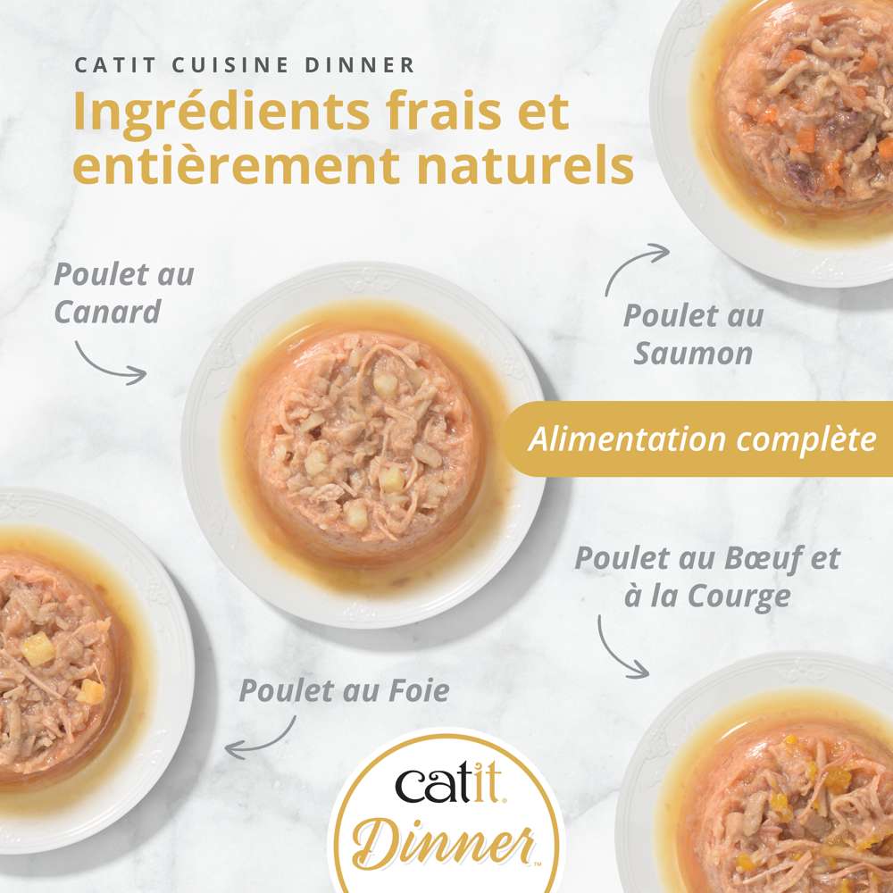 Multipack Terrine pour chat - 12 x 75g - Catit Cuisine Dinner - Image 8