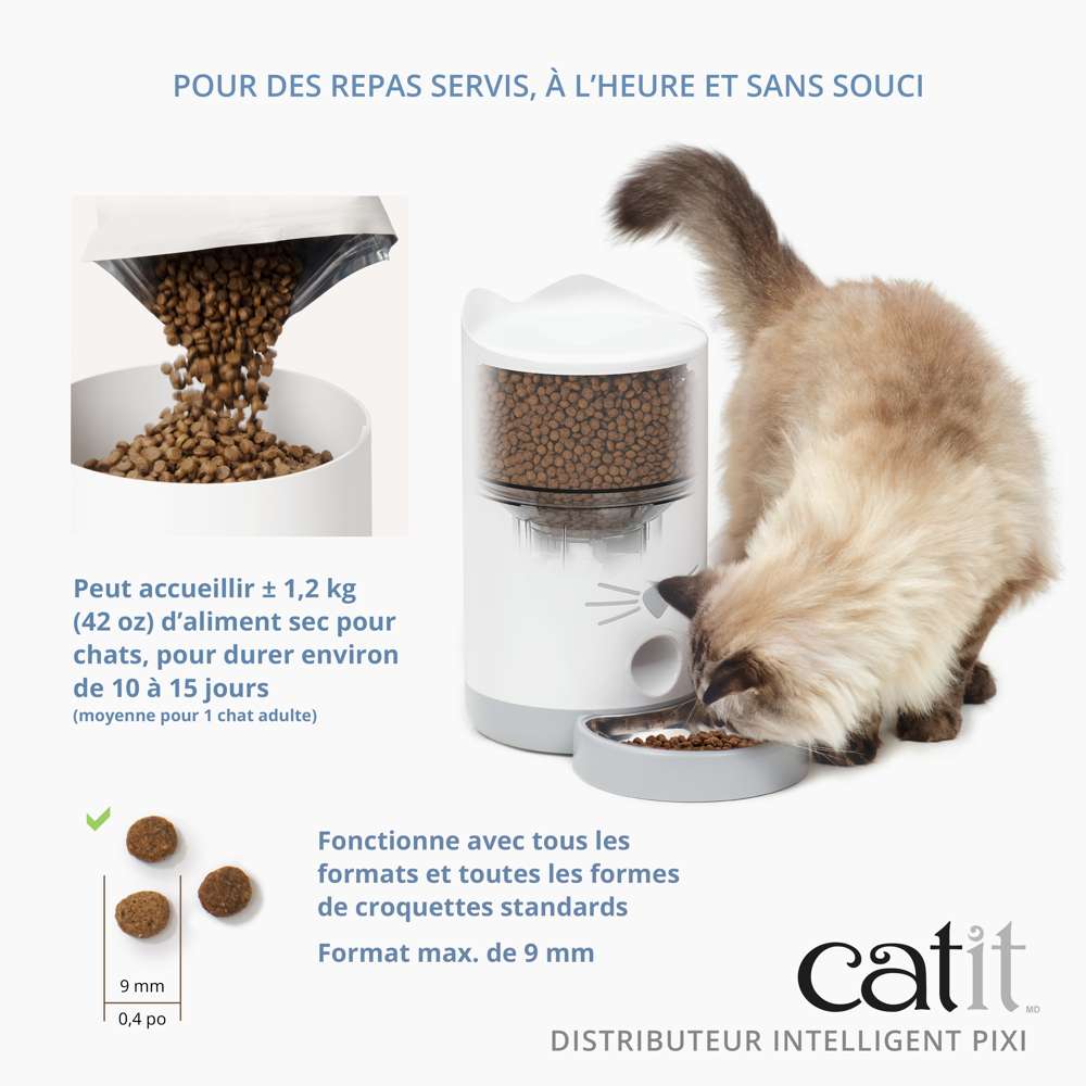 Distributeur de croquettes pour chat connecté - Catit Pixi Smart - Image 3