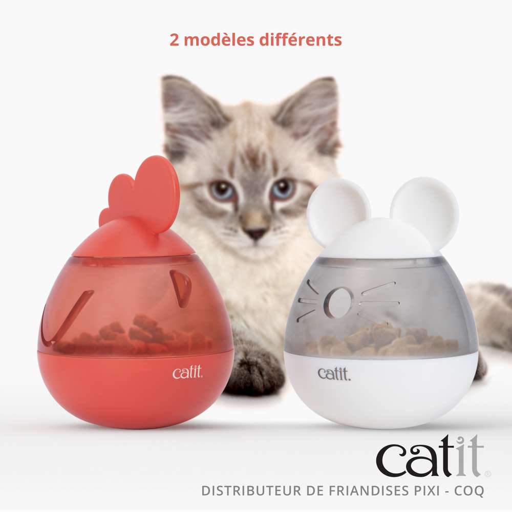 Distributeur de friandises pour chat Coq - Catit Pixi - Image 5