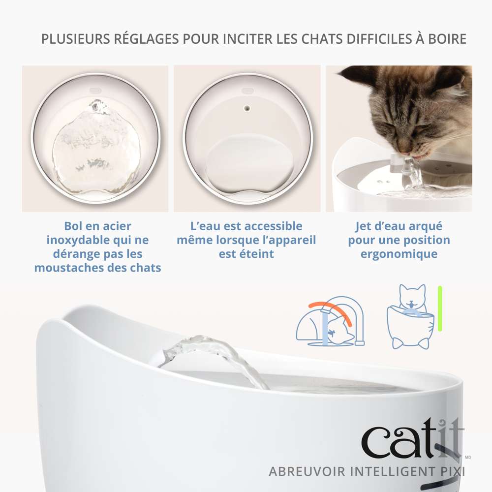 Fontaine à eau pour chat connectée - Catit Pixi Smart - Image 4
