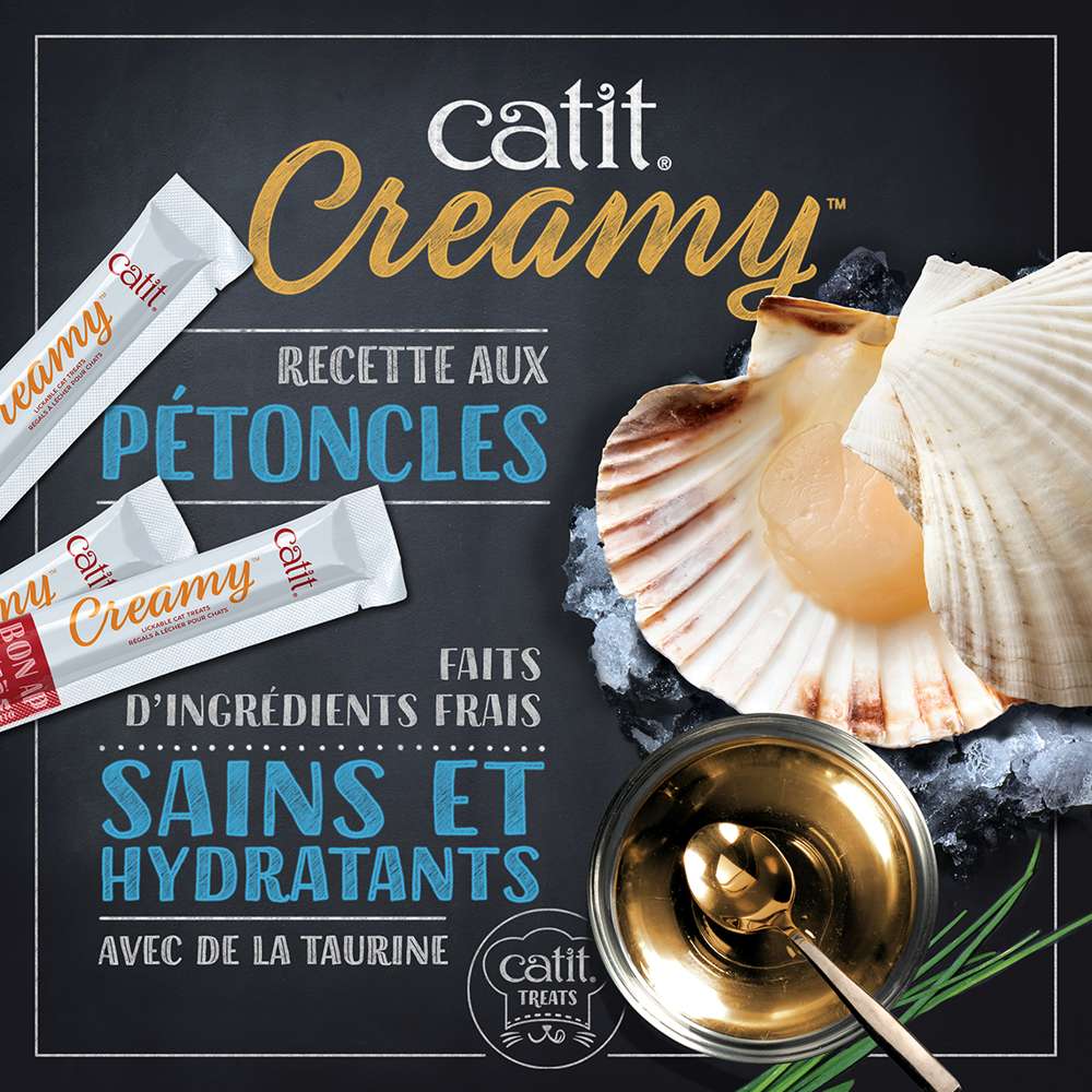Friandises à lécher pour chat - Paquet de 4 - Catit Creamy - Image 3