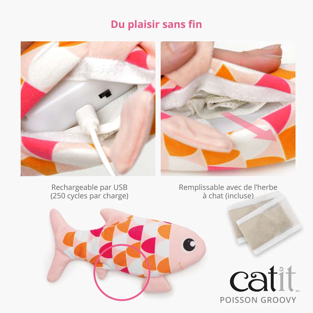 Jouet pour chat Groovy Fish - Catit - Image 3