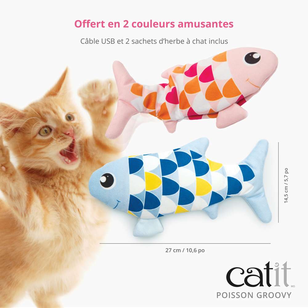 Jouet pour chat Groovy Fish - Catit - Image 5