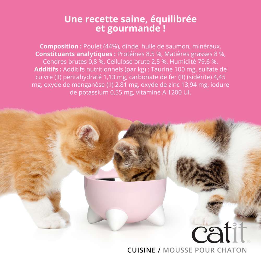 Mousse pour chaton au poulet - Catit Cuisine - Image 4