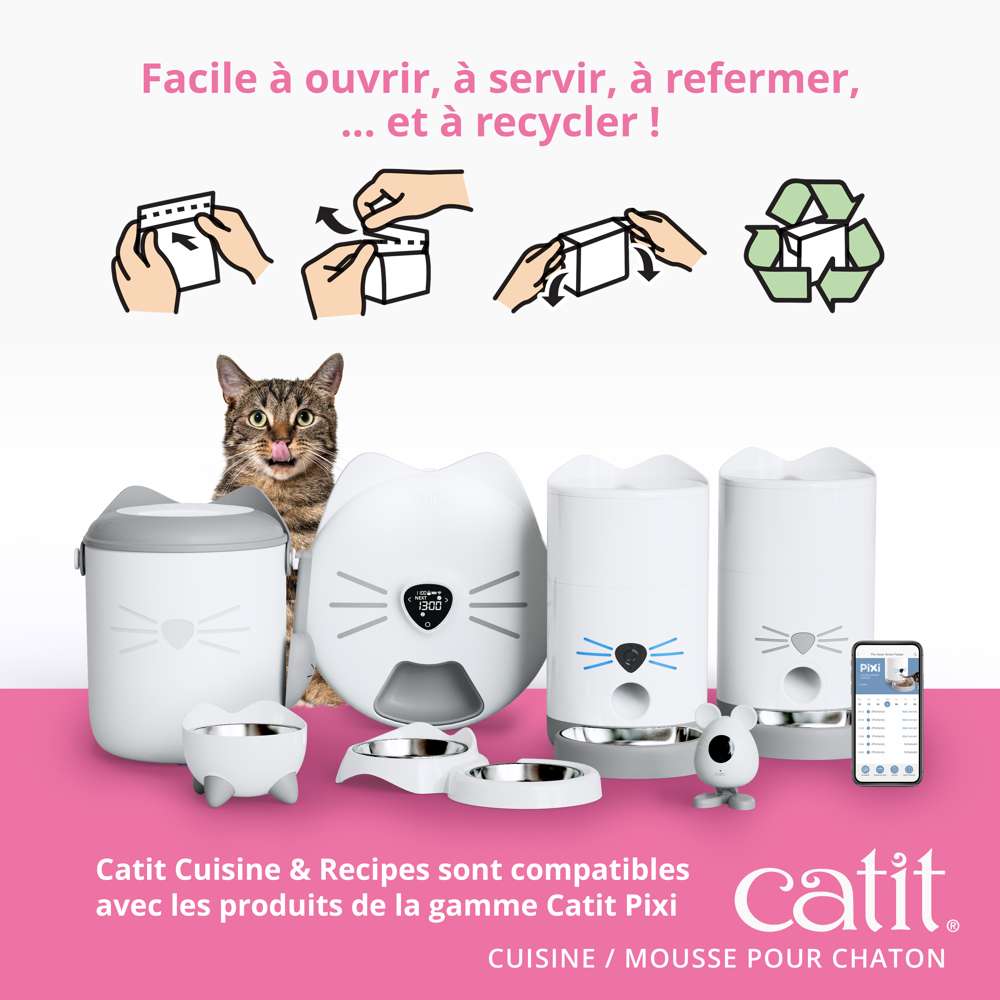 Mousse pour chaton au poulet - Catit Cuisine - Image 6