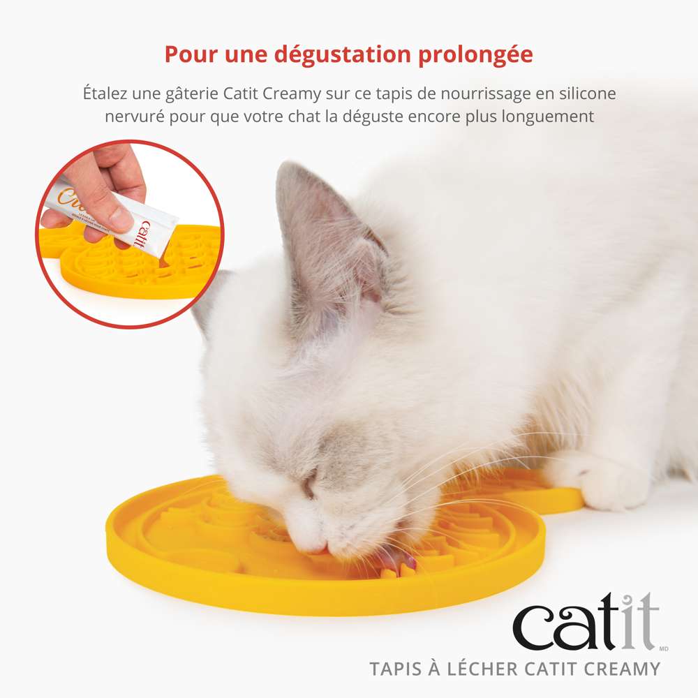 Tapis à lécher pour chat - Catit Creamy - Image 3