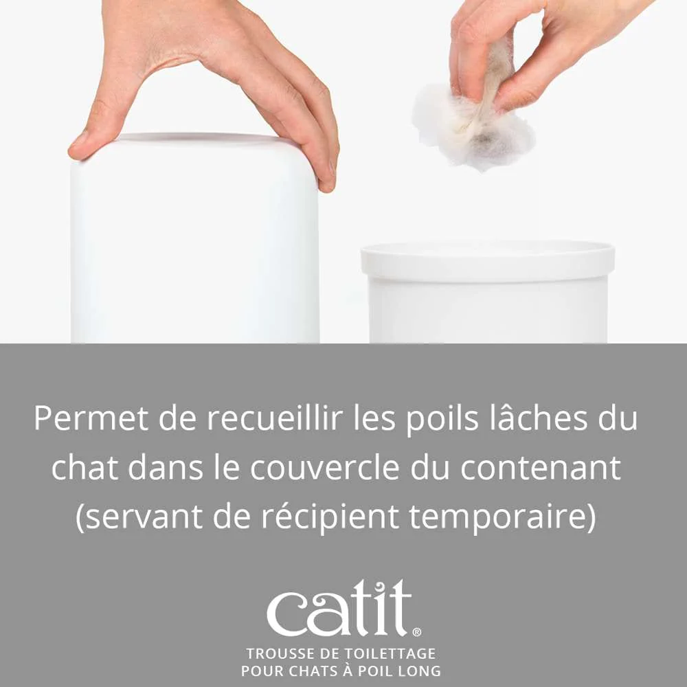 Trousse de toilettage pour chat à poils longs - Catit - Image 6